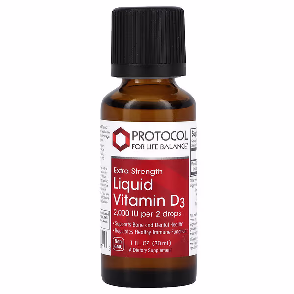 Protocol for Life Balance, Liquid Vitamin D3, 1 fl oz (30 ml)