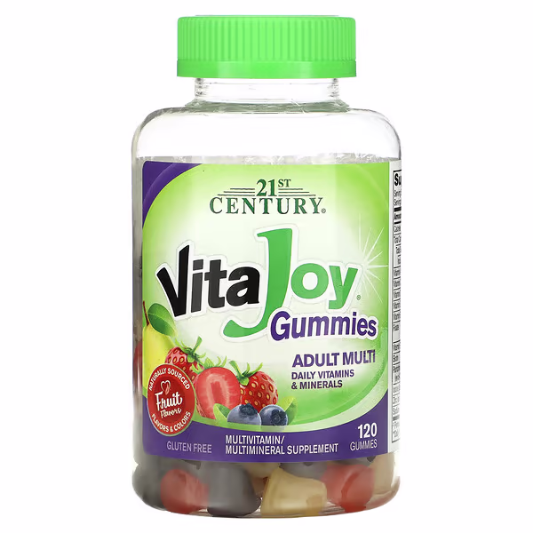 21st Century, VitaJoy® Adult Multivitamin Gummies, Fruit, 120 Gummies