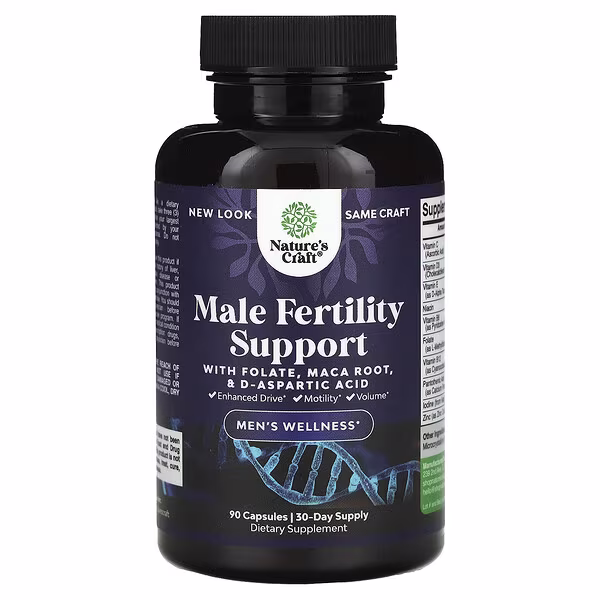 Nature's Craft, Male Fertility Support, 90 Capsules