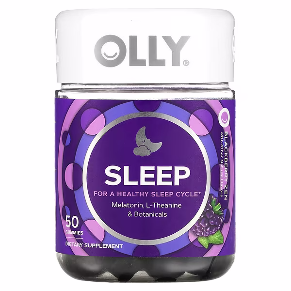OLLY, Sleep, Blackberry Zen, 50 Gummies