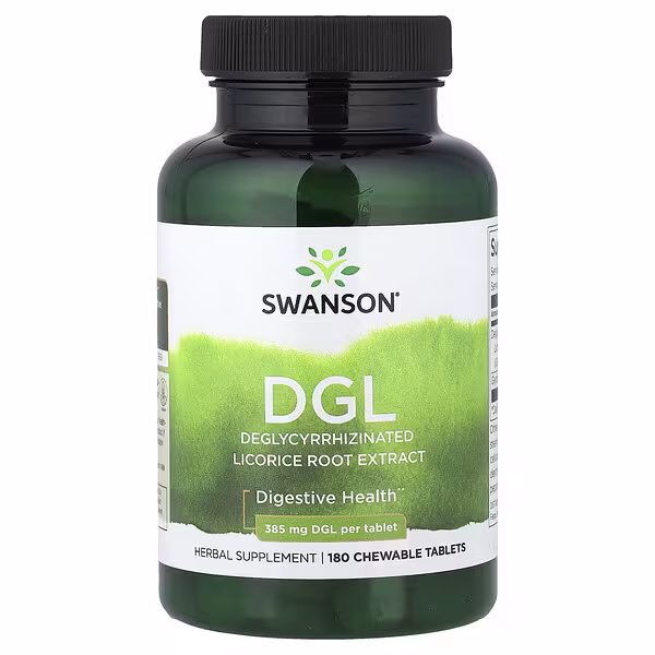 Swanson, DGL, 180 Chewable Tablets