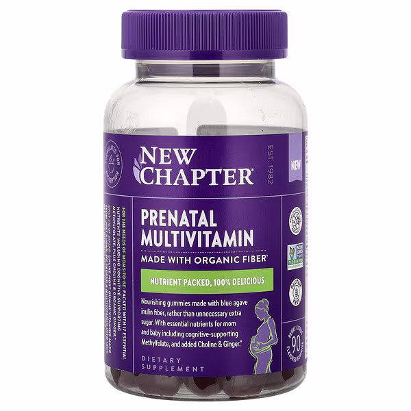 New Chapter, Prenatal Multivitamin, Berry Citrus, 90 Flavored Gummies