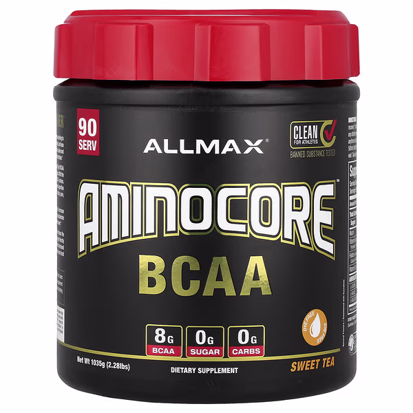 ALLMAX, AMINOCORE™ BCAA, Sweet Tea, 2.28 lbs (1035 g)