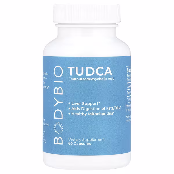 BodyBio, TUDCA, 60 Capsules (250 mg per Capsule)