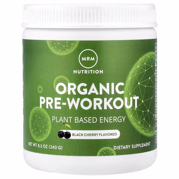 MRM Nutrition, Organic Pre-Workout, Black Cherry, 8.5 oz (240 g)