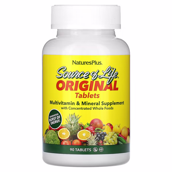 NaturesPlus, Source of Life Original, Multi-Vitamin & Mineral Supplement, 90 Tablets