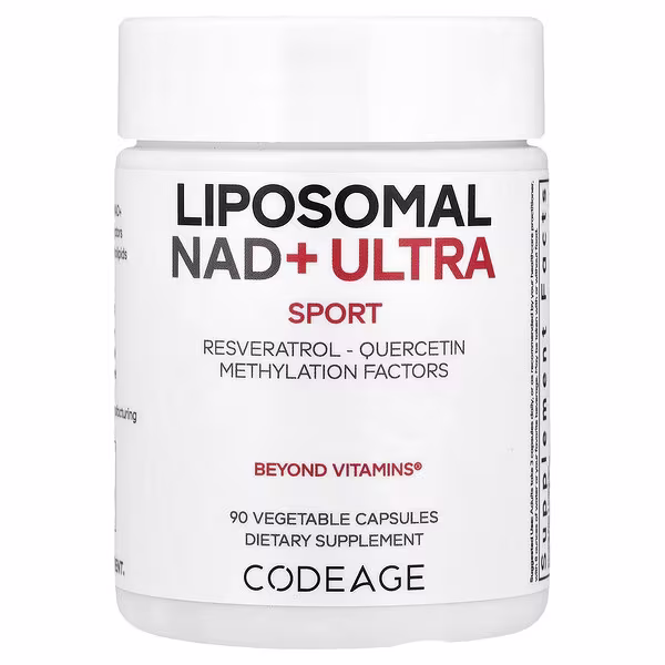 Codeage, Sport, Liposomal NAD+ ULTRA, 90 Vegetable Capsules