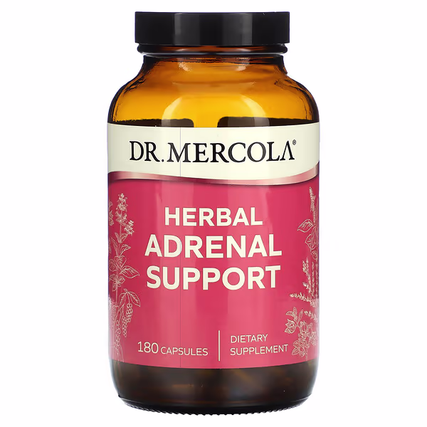 Dr. Mercola, Herbal Adrenal Support, 180 Capsules