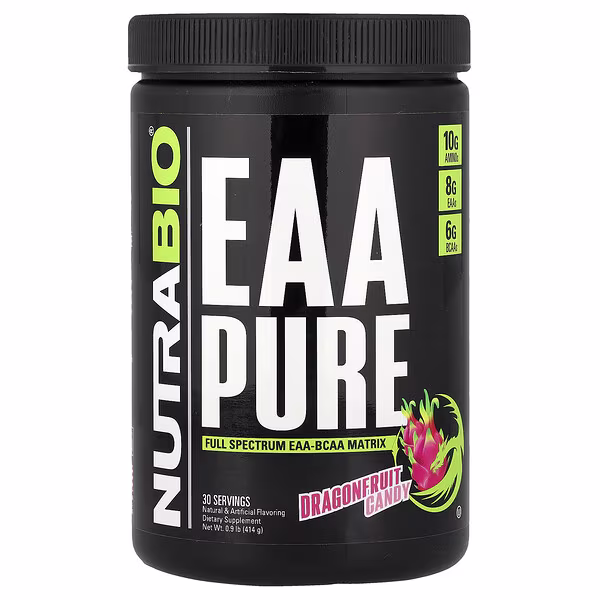 NutraBio, EAA Pure, Dragonfruit Candy, 0.9 lb (414 g)