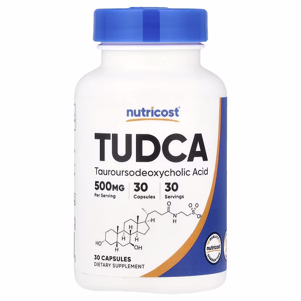 Nutricost, TUDCA, 500 mg, 30 Capsules