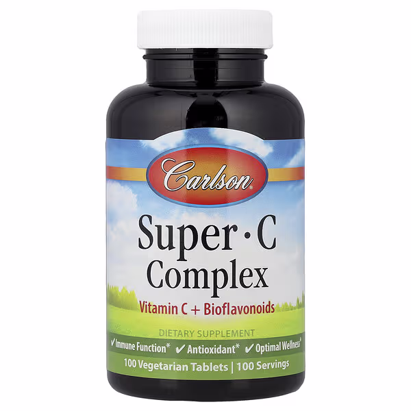 Carlson, Super C Complex, 100 Vegetarian Tablets