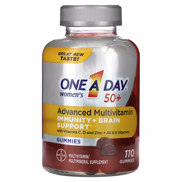 One-A-Day, Women's 50+, Advanced Multivitamin, 110 Gummies