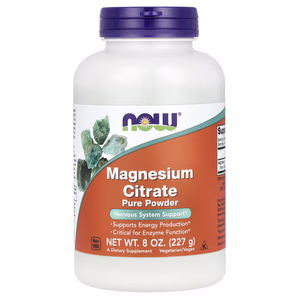 NOW Foods, Magnesium Citrate Pure Powder, 8 oz (227 g)