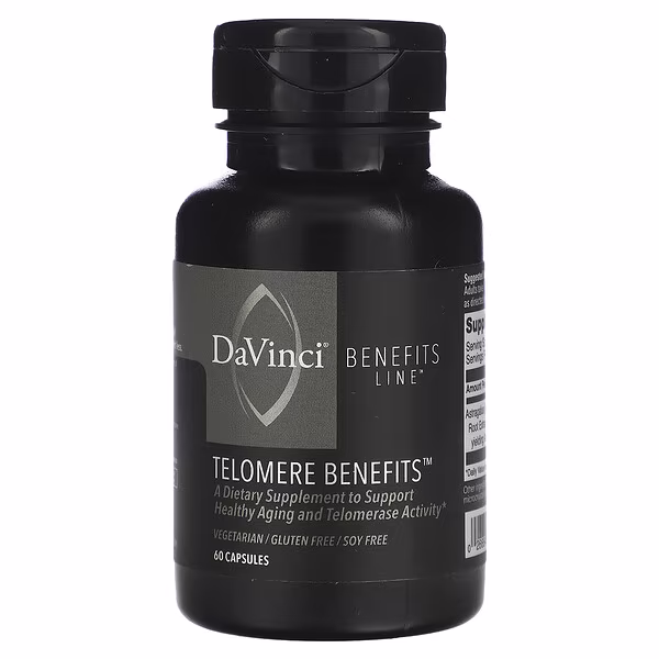 DaVinci Laboratories, Telomere Benefits, 60 Capsules (250 mg per Capsule)