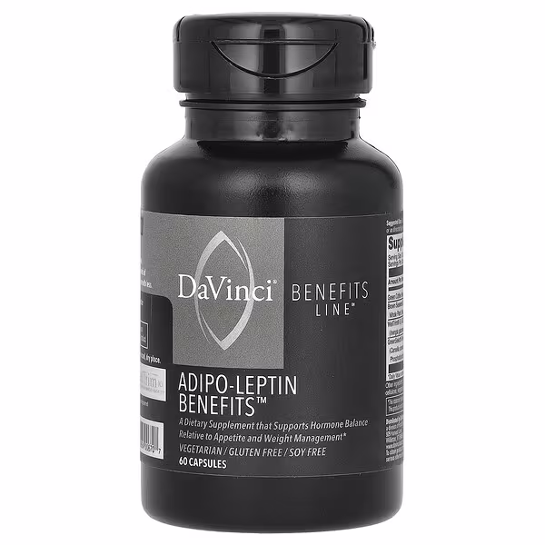 DaVinci Laboratories, Benefits Line, Adipo-Leptin Benefits, 60 Capsules
