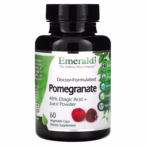 Emerald Laboratories, Pomegranate, 60 Vegetable Caps (725 mg per Capsule)