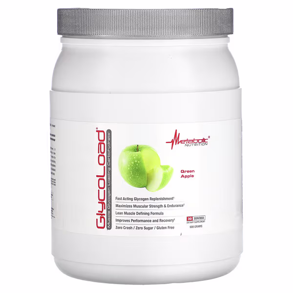 Metabolic Nutrition, GlycoLoad, Green Apple, 600 g