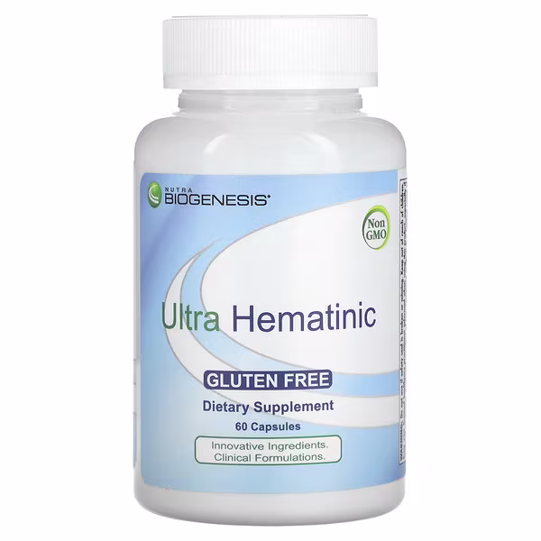 Nutra BioGenesis, Ultra Hematinic, 60 Capsules