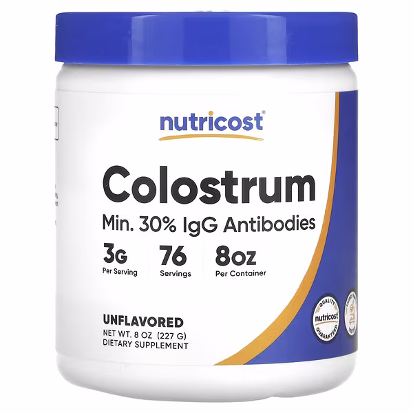 Nutricost, Colostrum, Unflavored, 8 oz (227 g)