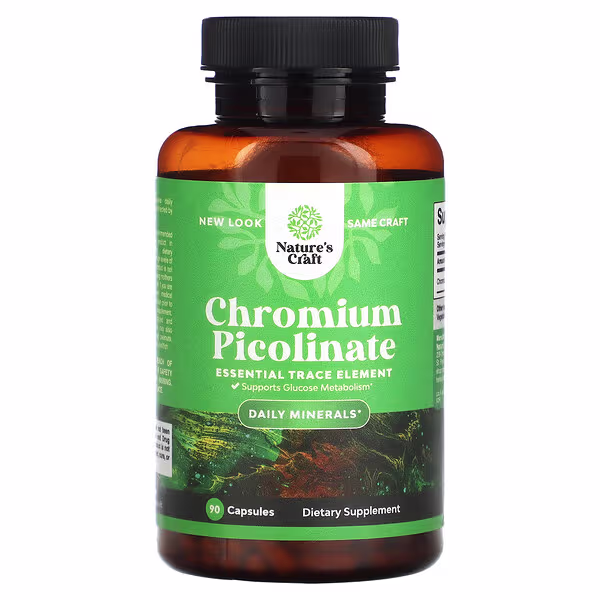 Nature's Craft, Chromium Picolinate, 200 mcg, 90 Capsules