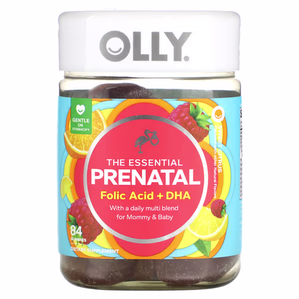 OLLY, The Essential Prenatal, Sweet Citrus, 84 Gummies