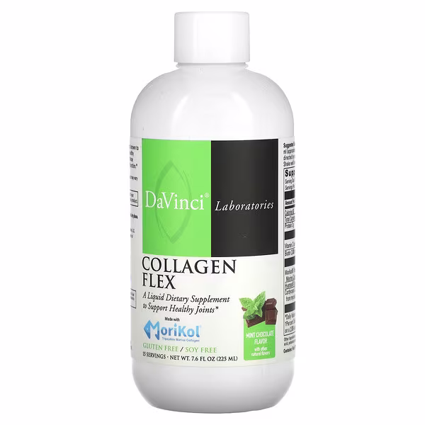 DaVinci Laboratories, Collagen Flex, Mint Chocolate, 7.6 fl oz (225 ml)