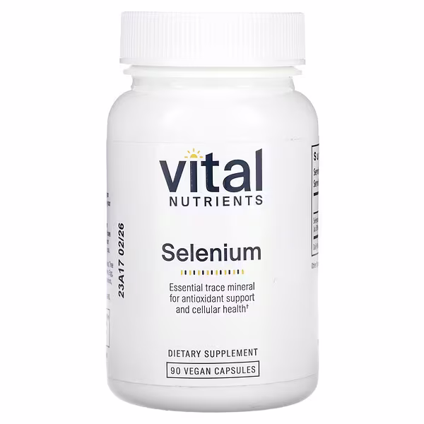 Vital Nutrients, Selenium, 90 Vegan Capsules (200 mcg per Capsule)