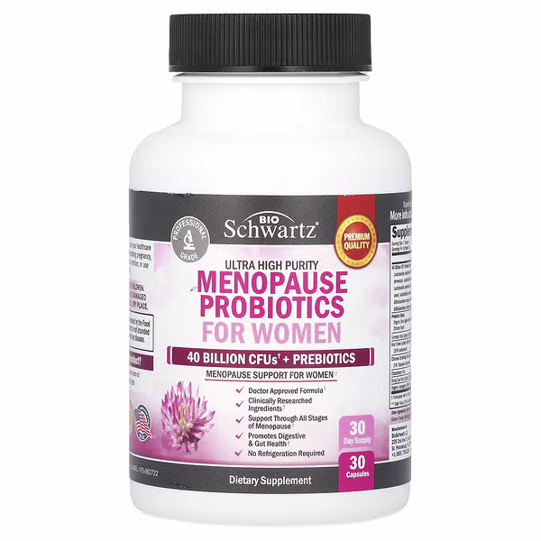 BioSchwartz, Ultra High Purity, Menopause Probiotics For Women , 30 Capsules