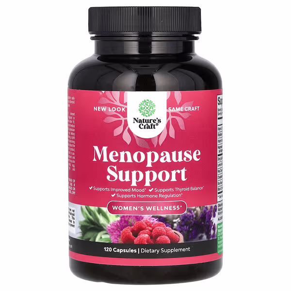 Nature's Craft, Women's Wellness, Menopause Support, 120 Capsules
