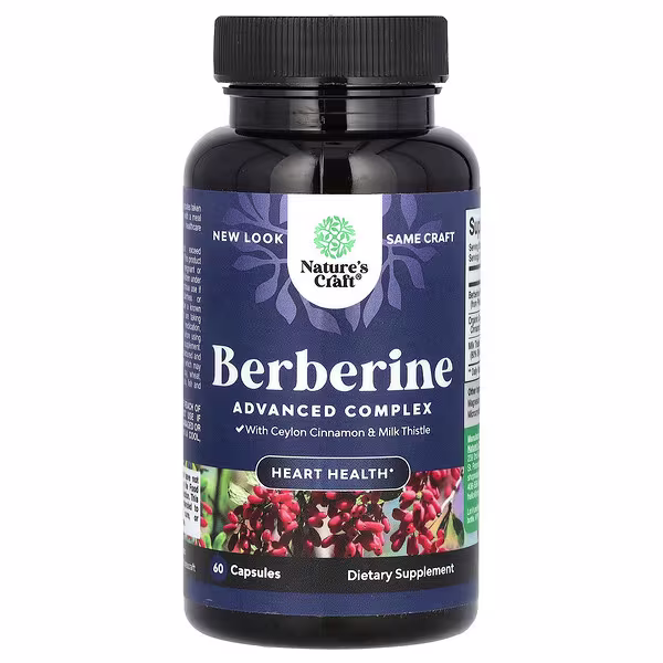 Nature's Craft, Berberine, 60 Capsules