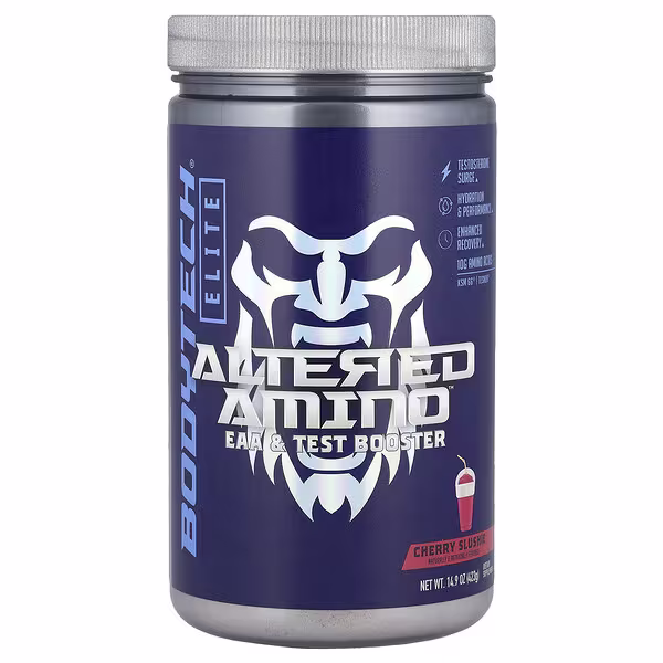 BodyTech, Elite, Altered Amino ™, EAA & Test Booster, Cherry Slushie, 14.9 oz (423 g)