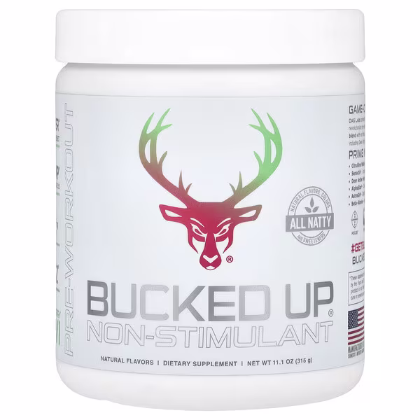 Bucked Up, Pre-Workout, Non-Stimulant, Strawberry Kiwi, 11.1 oz (315 g)
