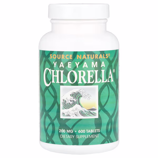 Source Naturals, Yaeyama Chlorella®, 600 Tablets, (20 mg per Tablet)