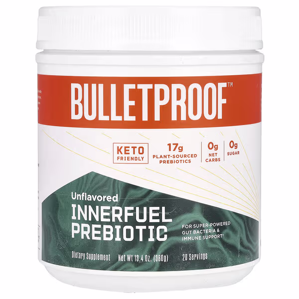 BulletProof, Innerfuel Prebiotic, Unflavored , 13.4 oz (380 g)