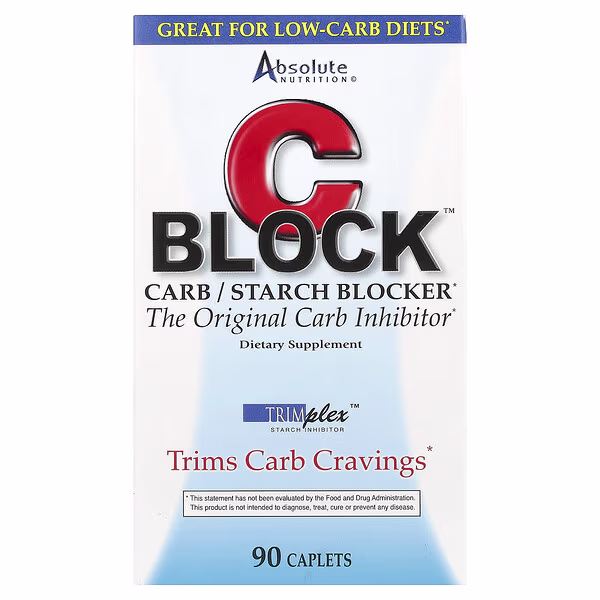 Absolute Nutrition, CBlock™, Carb/Starch Blocker, 90 Caplets