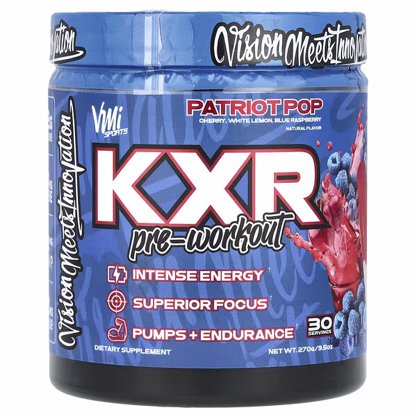VMI Sports, KXR Pre-Workout, Patriot Pop, 9.5 oz (270 g)