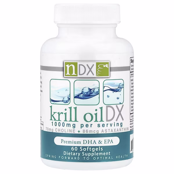 Natural Dynamix (NDX), Krill Oil DX, Premium DHA & EPA, 60 Softgels