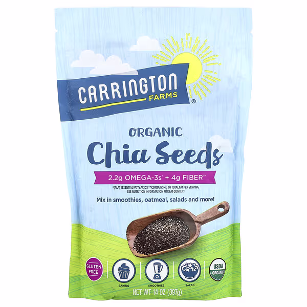 Carrington Farms, Organic Chia Seeds, 14 oz (397 g)
