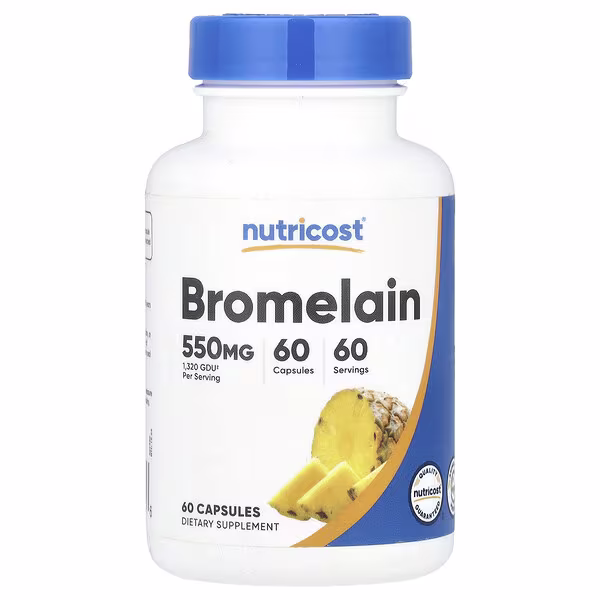Nutricost, Bromelain, 550 mg , 60 Capsules