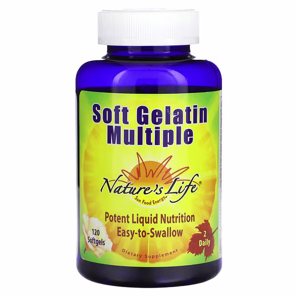 Nature's Life, Soft Gelatin Multiple, 120 Softgels