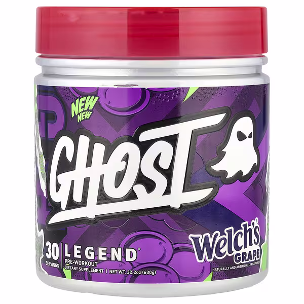 Ghost, Legend® Pre-Workout, Welch's® Grape, 22.2 oz (630 g)