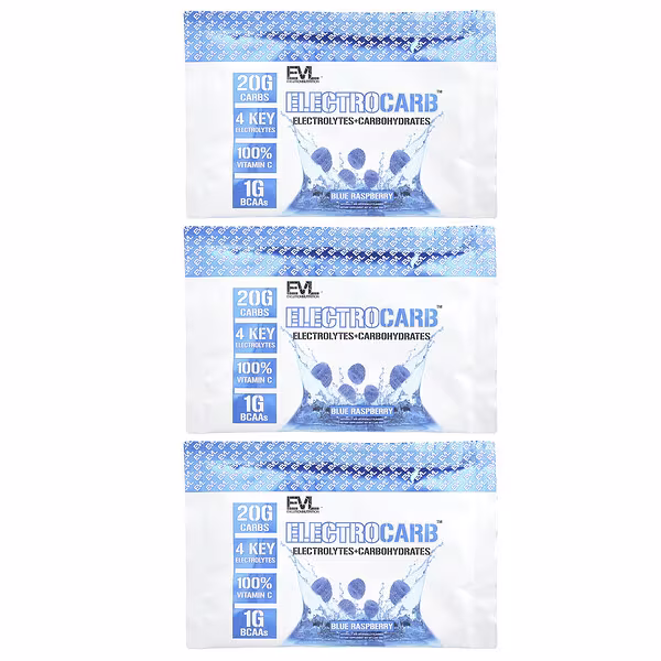 EVLution Nutrition, ElectroCarb™, Blue Raspberry, 1.1 oz (30 g)