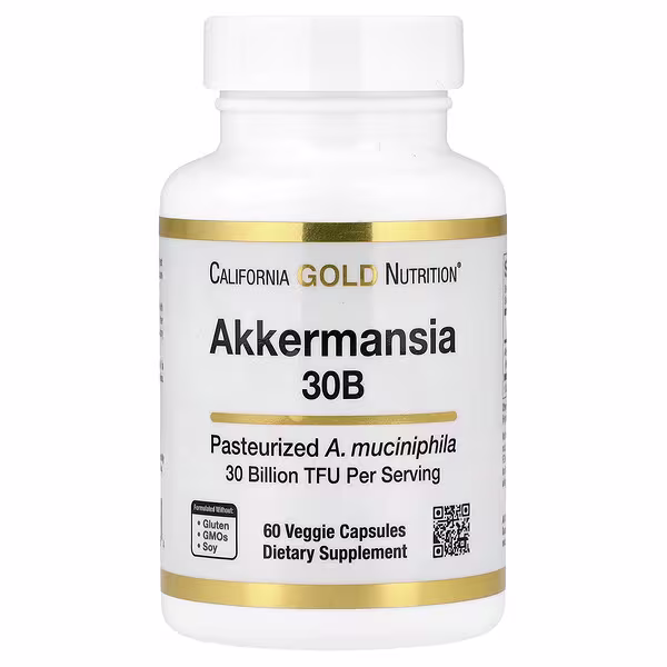 California Gold Nutrition, Akkermansia 30B, 60 Veggie Capsules