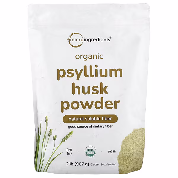 Micro Ingredients, Organic Psyllium Husk Powder, 2 lb (907 g)