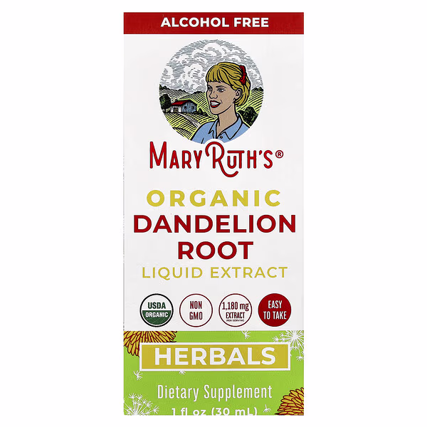 MaryRuth's, Organic Dandelion Root Liquid Extract, 1 fl oz (30 ml)