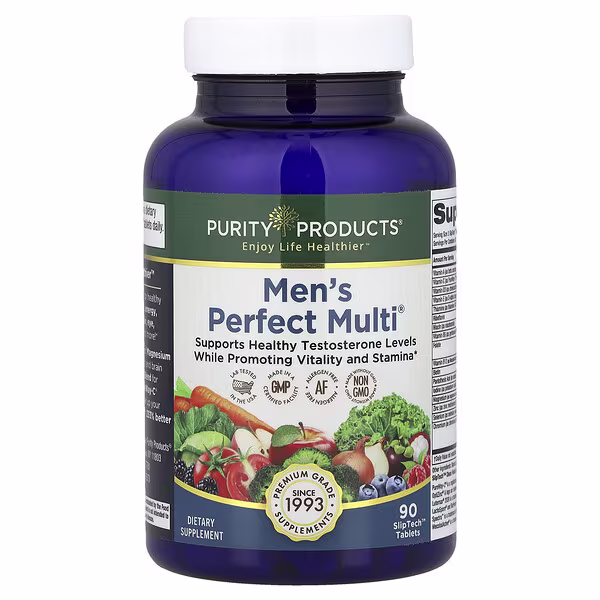Purity Products, Men's Perfect Multi®, 90 SlipTech™ Tablets