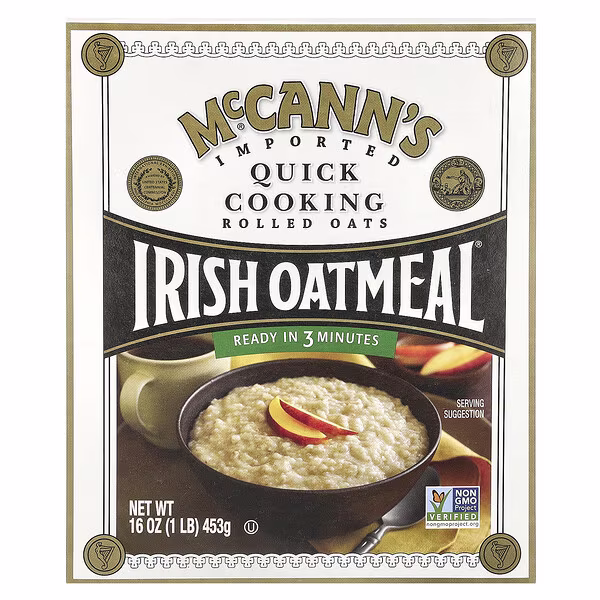 McCann's Irish Oatmeal, Quick Cooking Rolled Oats, 16 oz (453 g)
