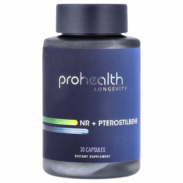 ProHealth Longevity, NR + Pterostilbene, 30 Capsules