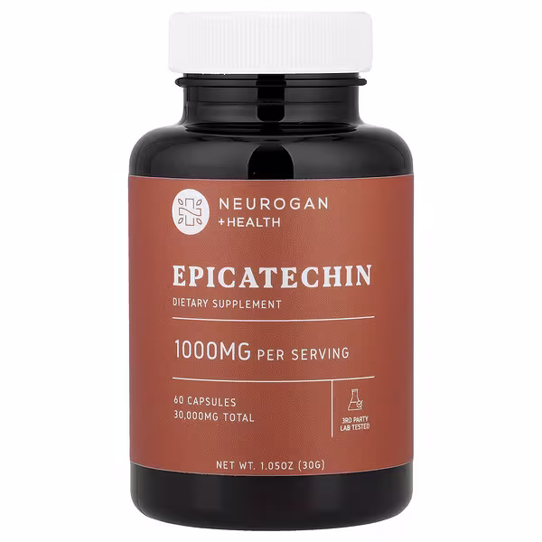 Neurogan Health, Epicatechin, 60 Capsules (500 mg Per capsule)