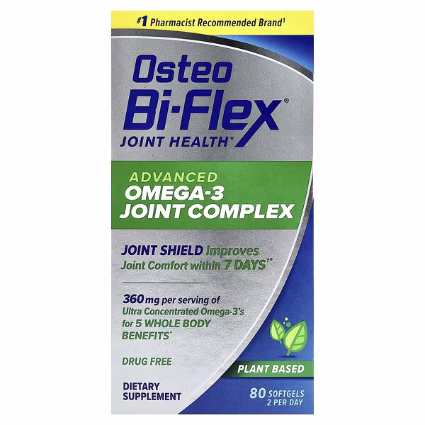 Osteo Bi-Flex, Advanced Omega-3 Joint Complex, 80 Softgels